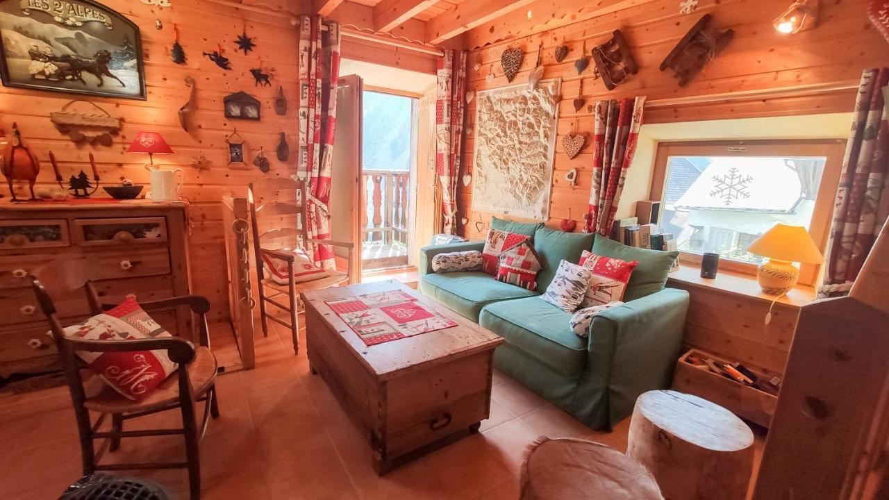 La Grange St. Cyprien, Venosc - Les Deux Alpes Villa Exteriör bild